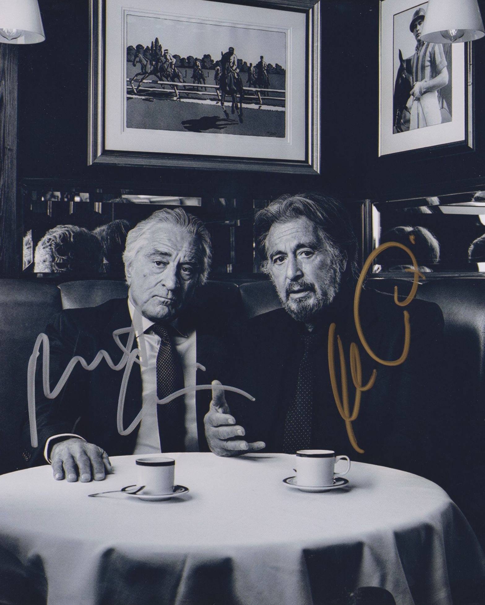 AACS Autographs Robert De Niro Al Pacino Autographed The Irishman