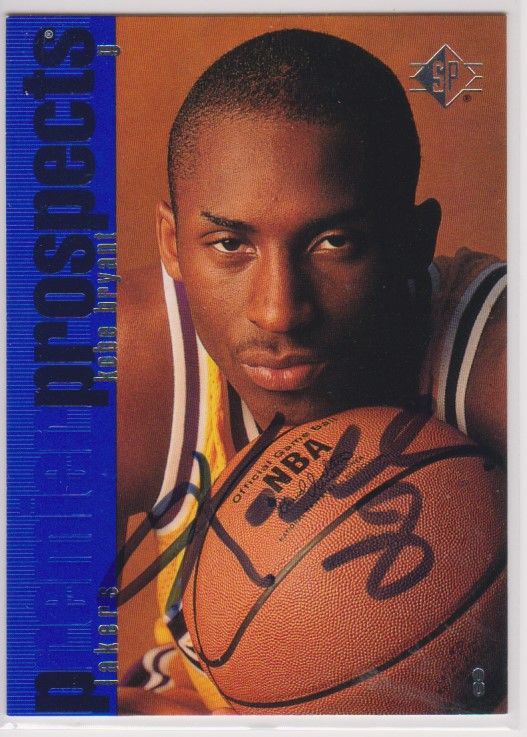 AACS Autographs: Kobe Bryant Autographed 1997 Upper Deck Basketball