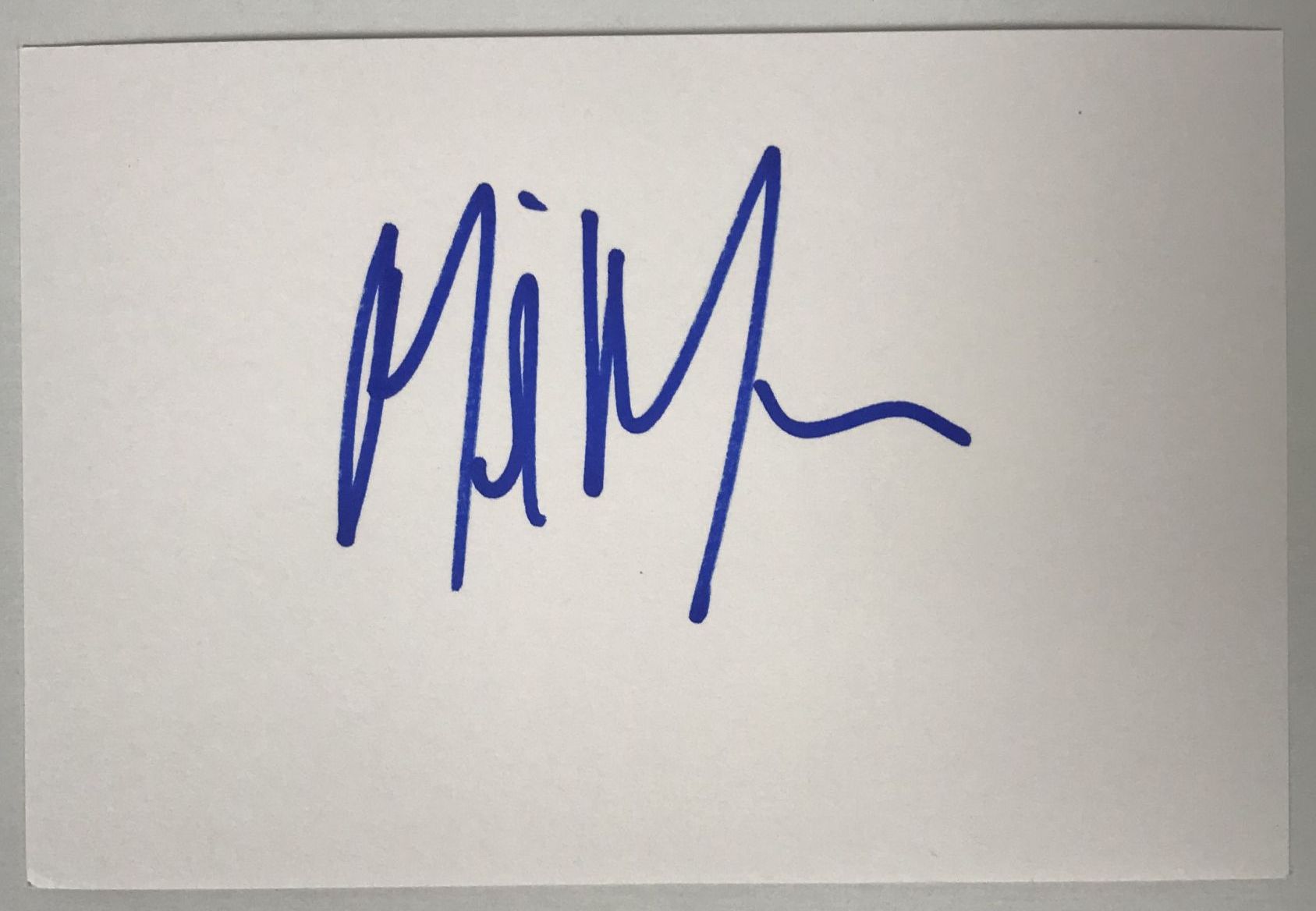 Aacs Autographs Mike Myers Autographed X Index Card