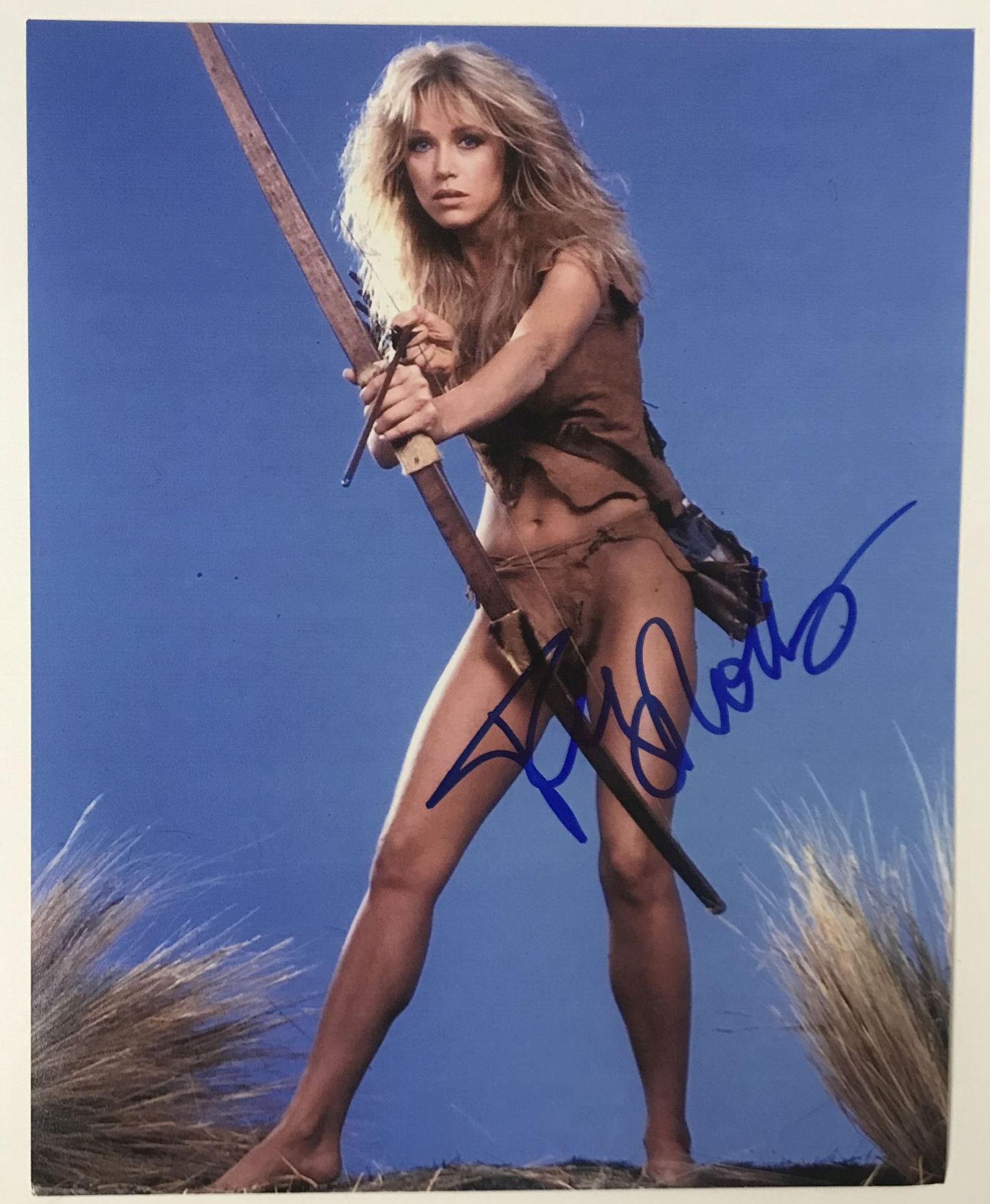 Tanya Roberts D 2021 Autographed The Beastmaster Glossy 8x10 Photo