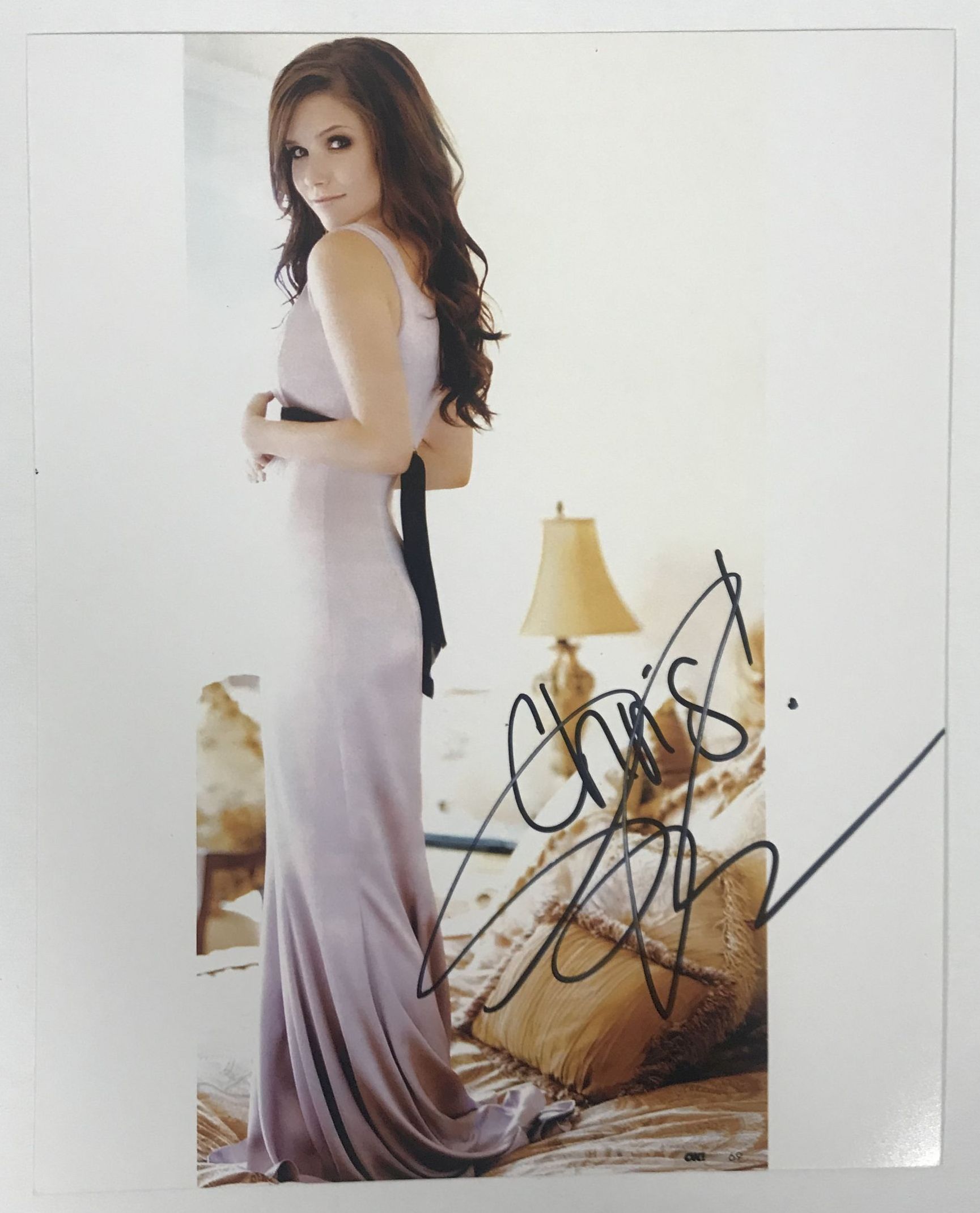 Sophia Bush Autographed Glossy X Photo Aacs Autographs