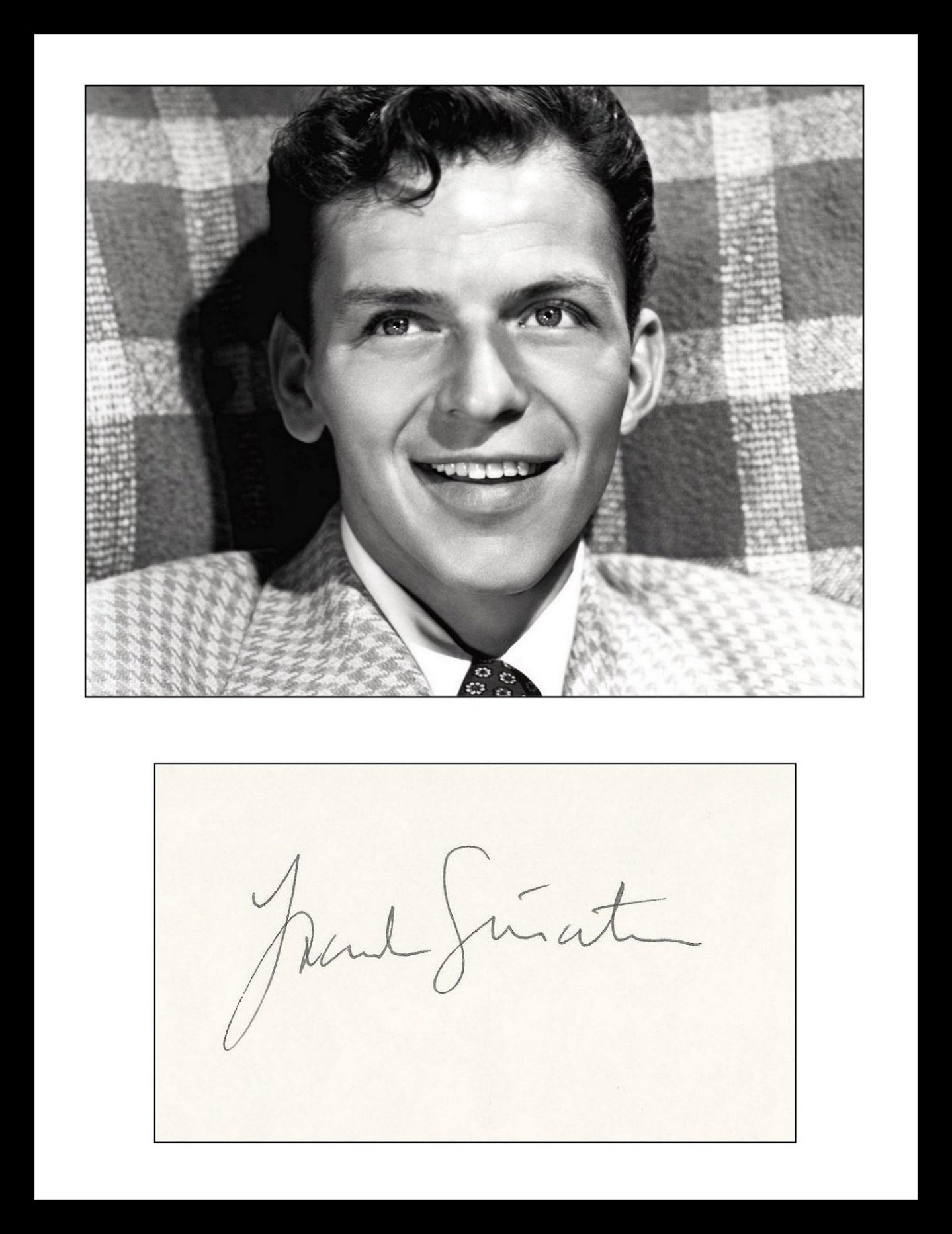 AACS Autographs Frank Sinatra D 1998 Autographed Vintage Signature